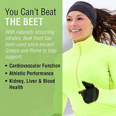 Solaray Beet Root 605mg | May Support Cardiovascular Health & Athletic Performance, Kidney, Liver & Blood Health | Non-GMO | Vegan | 100 VegCaps