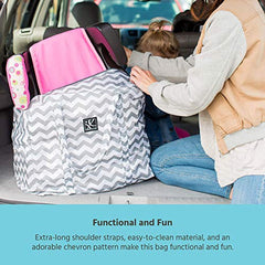 J.L. Childress Booster Go-Go Travel Bag for Backless Seats, Chevron