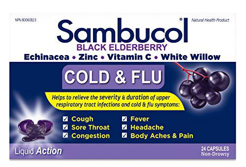 Sambucol  Cold And Flu 24ct - Zecoya