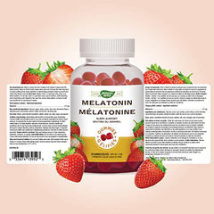 Nature's Way Melatonin Gummies – Sleep Support Supplement for Adults – Strawberry Flavour, 60 Gummies