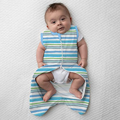 SwaddleMe Night Sack Sleeper – Size Small/Medium, 0-3 Months, 1-pack (Textured Stripe) Loose-fit Infant Sleep Sack Wearable Blanket Leaves Baby’s Arms Out for Safe, Cozy Sleep