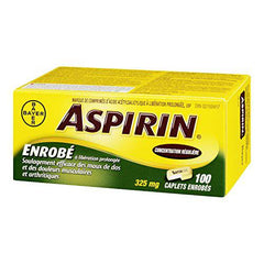 ASPIRIN Original Strength Arthritis Pain Relief Caplet, 325 mg