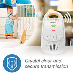 VTech Safe and Sound Audio Baby Monitor with 2 Parent Units, White, One Size