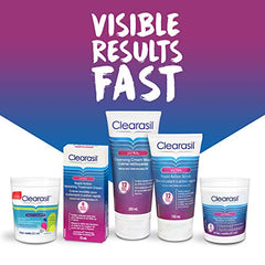 Clearasil Ultra Rapid Action Scrub, Acne Treatment, 150 Milliliters