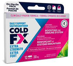 COLD-FX Extra Strength, Ginseng, Extract, Reduce Chance Cold and Flu, Support Immune System - 12 Capsules, 0.050 pound