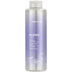 Joico Blonde Life Violet Purple Shampoo, Neutralizes Brassy Tones for Blonde Hair, Strengthen Dry Damaged Hair, with Rosehip Oil and Keratin