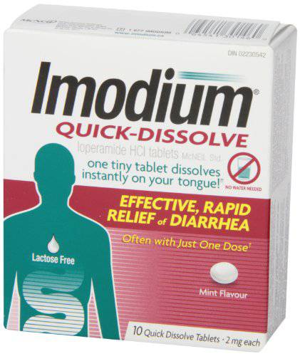 Diarrhea Relief, Quick-Dissolve Tablets 10 ea - Zecoya