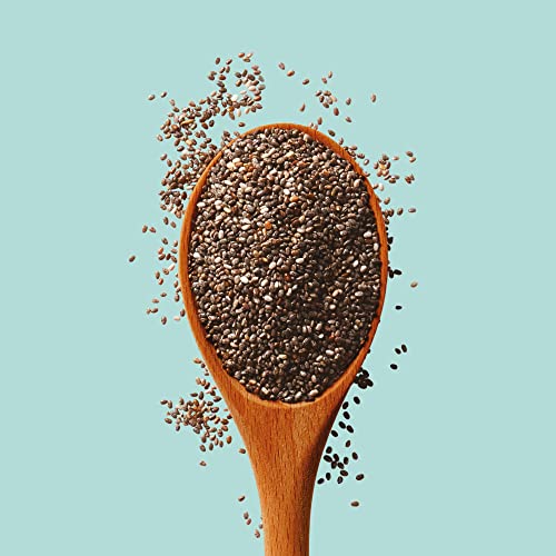 Prana – Organic Whole Black Chia Seeds | Non-GMO, Gluten Free | KETO | Source of Omega-3 & Calcium | High in Fibre| 300 Grams