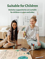 Dulcolax 10 MG Suppositories 3 CT - Bisacodyl Active Ingredient - Effective Relief of Occasional Constipation - Relief Within 15-60 Minutes - Suitable for Children 12 Years & Older, Adults and Breastfeeding Women