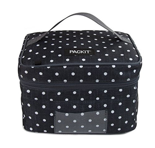 PackIt Freezable Baby Bottle Cooler for Breastmilk and Formula, Polka Dots