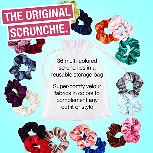 Scunci velvet scrunchie, 20Count