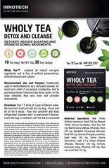 Innotech Nutrition Wholy Tea Detox & Cleanse - 10 Count (1 Month Supply)