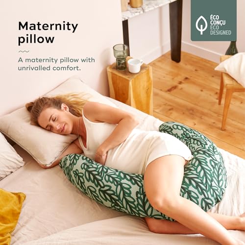 Babymoov B.Love U-Shape Pregnancy Pillow - Premium Maternity Cushion for Ultimate Sleep Comfort (Oeko-TEX Certified)