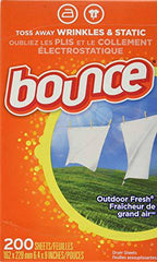 Bounce Fabric Softener Dryer Sheets, Outdoor Fresh - Zecoya