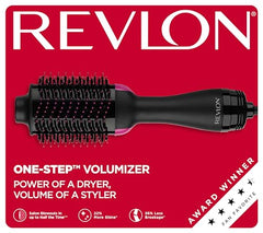 Revlon RVDR5222F One-Step Volumizer and Ionic Hair Dryer with Advanced Ionic Technology, Hot Air Brush, Less Frizz, 3 Heat/ 2 Speed Settings, Black