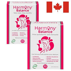 Harmony Balance, 60 Count, Natural Multi Herb Formula, Balance Hormones During Premestrual Cycle, Relieve Cramps and Bloating