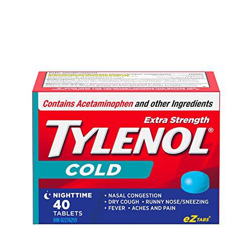 Extra Strength Cold Relief Nighttime Acetaminophen 500mg