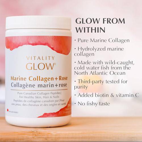 VITALITY GLOW Marine Collagen + Rose - 25 Day