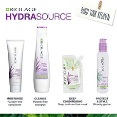 BIOLAGE HydraSource Conditioning Balm, Hydrating Coniditoner For Medium To Coarse Dry Hair, Hydrates, Nourishes & Detangles Dry Hair, Sulfate-Free Conditioner, 280 millilitres