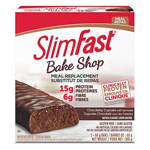 Bake Shop Meal Replacement Bars with 15g Protein and 6g Fibre