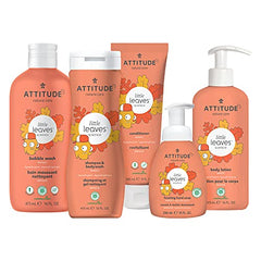 ATTITUDE Conditioner for Kids, Plant- and Mineral-Based Ingredients, Vegan and Cruelty-Free, Mango, 240 ml