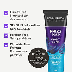 John Frieda Frizz Ease Dream Curls SLS/SLES Sulfate Free Shampoo 250 ML