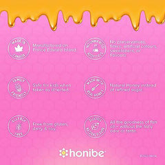 Honibe Omega 3 Gummies for Kids | Barbie | Made in Canada | Supports Brain Health | Trusted Source of Omega-3 EPA & DHA Vitamins | Sustainably Sourced Fish Oil | No Fishy Taste | Omega 3 Fatty Acids | 60 Gummies