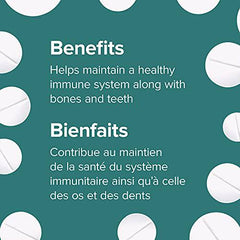 Vitamin D3, 1000IU, Tablets Value Size - Zecoya