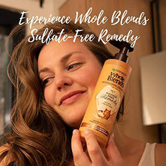 Garnier Whole Blends Sulfate Free Shampoo, For Damaged Hair, Up To 72 Hours of Deep Care, Honey Treasures, 355ml - Zecoya