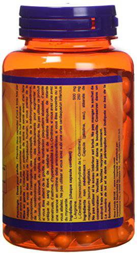 Now Foods L-Arginine/Ornithine 500/250 100cap