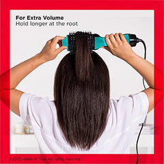 Revlon ‎ ‎RVDR5222FTEA2 One-Step™ Volumizer and Ionic Hair Dryer with Advanced Ionic Technology™, Hot Air Brush, Less Frizz, 3Heat/ 2 Speed Settings, Tea