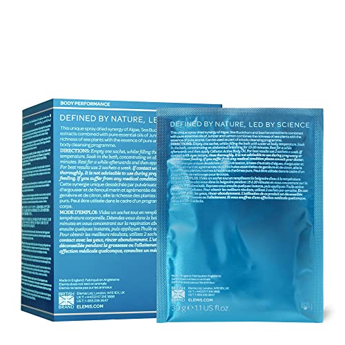 ELEMIS Cellutox Herbal Bath Synergy, Cellulite and Body Cleansing Bath Therapy, 10 Packets