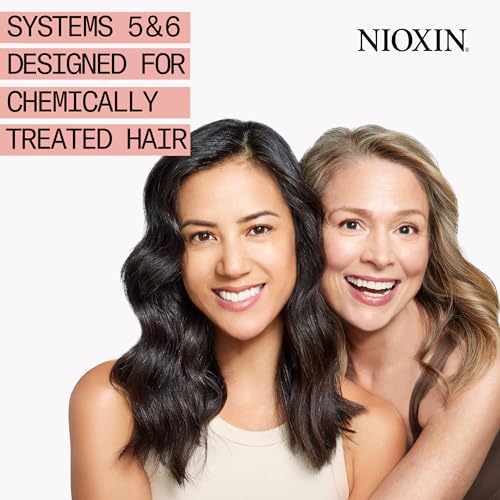 Nioxin Trial Kit System 6, Anti-Thinning Treatment for Bleached & Chemically Treated Hair with Progressed Thinning