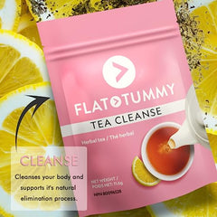 Flat Tummy Cleanse - Colon Cleanse with Senna Laxative for Constipation, Bloat and Gas Relief - Detox Cleanse ft. Dandelion Root - Bloating Relief Women