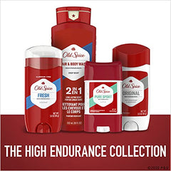 Old Spice High Endurance Deodorant for Men, Aluminum Free, 48 Hour Protection, Original Scent, 85 g