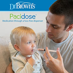 Dr. Brown's Pacidose Liquid Medicine Dispenser, Combo Sizes 0-6 months and 6-18+ months, White