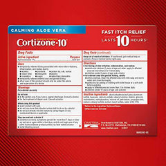 Cortizone 10 Maximum Strength, Transparent, Aloe vera, 2 Oz