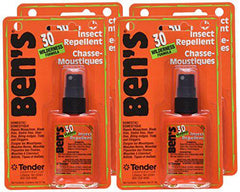 Ben's 30% DEET Mosquito, Tick and Insect Repellent, 37ml Pump, Pack of 4