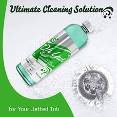 Oh Yuk Jetted Tub Cleaner for Jet Tubs, Bathtubs, Whirlpools, The Most Effective Jetted Tub Cleaner, Septic Safe, 4 Cleanings per Bottle - 16 Ounces