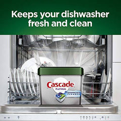 Cascade Platinum ActionPacs, Dishwasher Detergent,  Fresh Scent - Zecoya