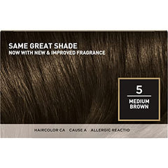 L'Oréal Paris Superior Preference Permanent Hair Color, 5 Medium Brown (Packaging may vary)