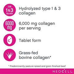 NeoCell Super Collagen + C, Tablets, Source of Essential Amino Acids, 120 Tablets