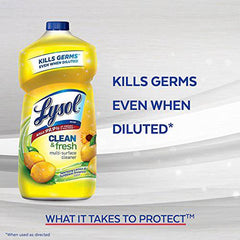 Lysol All Purpose Cleaner, Pour, Lavender, Multi Surface Cleaner - Zecoya