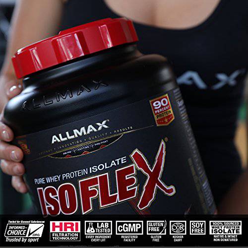 ALLMAX Nutrition - ISOFLEX - 100% Ultra-Pure Whey Protein Isolate - Orange Dreamsicle - 2 Pound