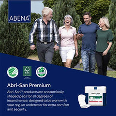 Abena Abri-San Premium Incontinence Pads, Size 3 - Mini, 28 Count