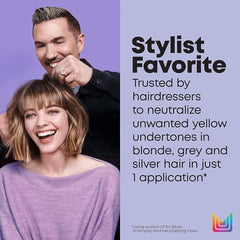 Matrix Purple Hair Mask,So Silver Deep Conditioning Toning Hair Mask,Neutralizes Yellow Tones and Brassy Tones,Tones Blonde and Silver Hair,For Blonde,For Silver Hair,Grey Hair,200ml(Packaging May Var