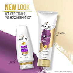 Pantene Shampoo and Conditioner Set for Fine Hair, Volume & Body, Safe for Color-Treated Hair (663 mL Total)