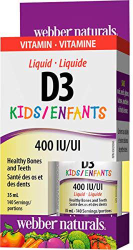 Webber Naturals Vitamin D3 400 IU, 35mL, Liquid