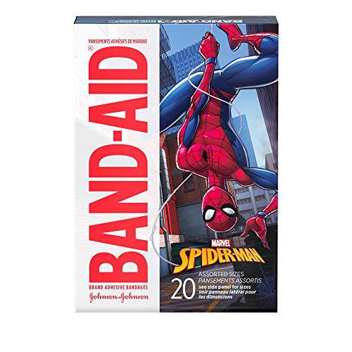 Adhesive Bandages for Kids, Marvel Spiderman - Zecoya