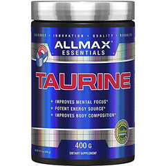 ALLMAX Nutrition 100% pharmaceutical grade maximum strength + absorption Taurine, 400g